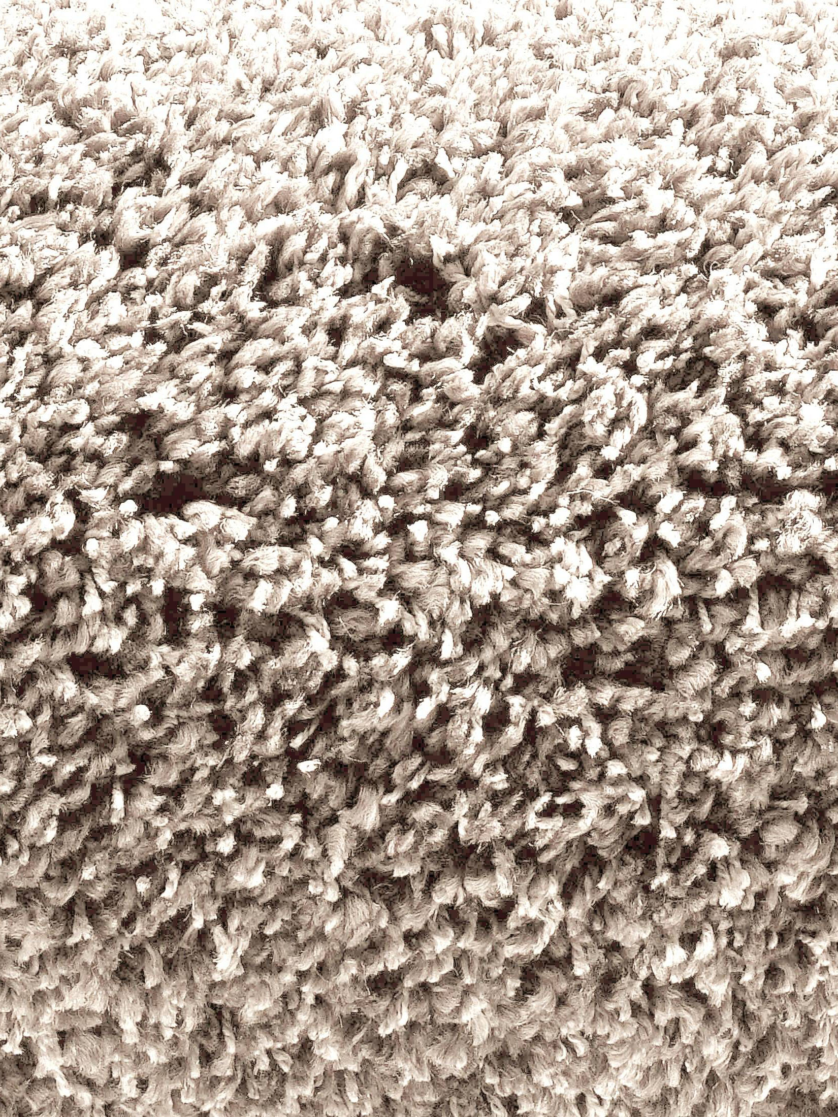 Luxury Shaggy Langflor-Teppichboden, Beige