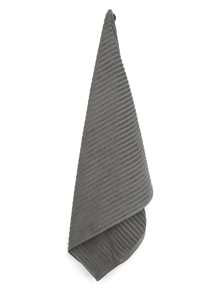 avance 2er-Set: Duschtücher in Anthrazit günstig kaufen 70x140 cm