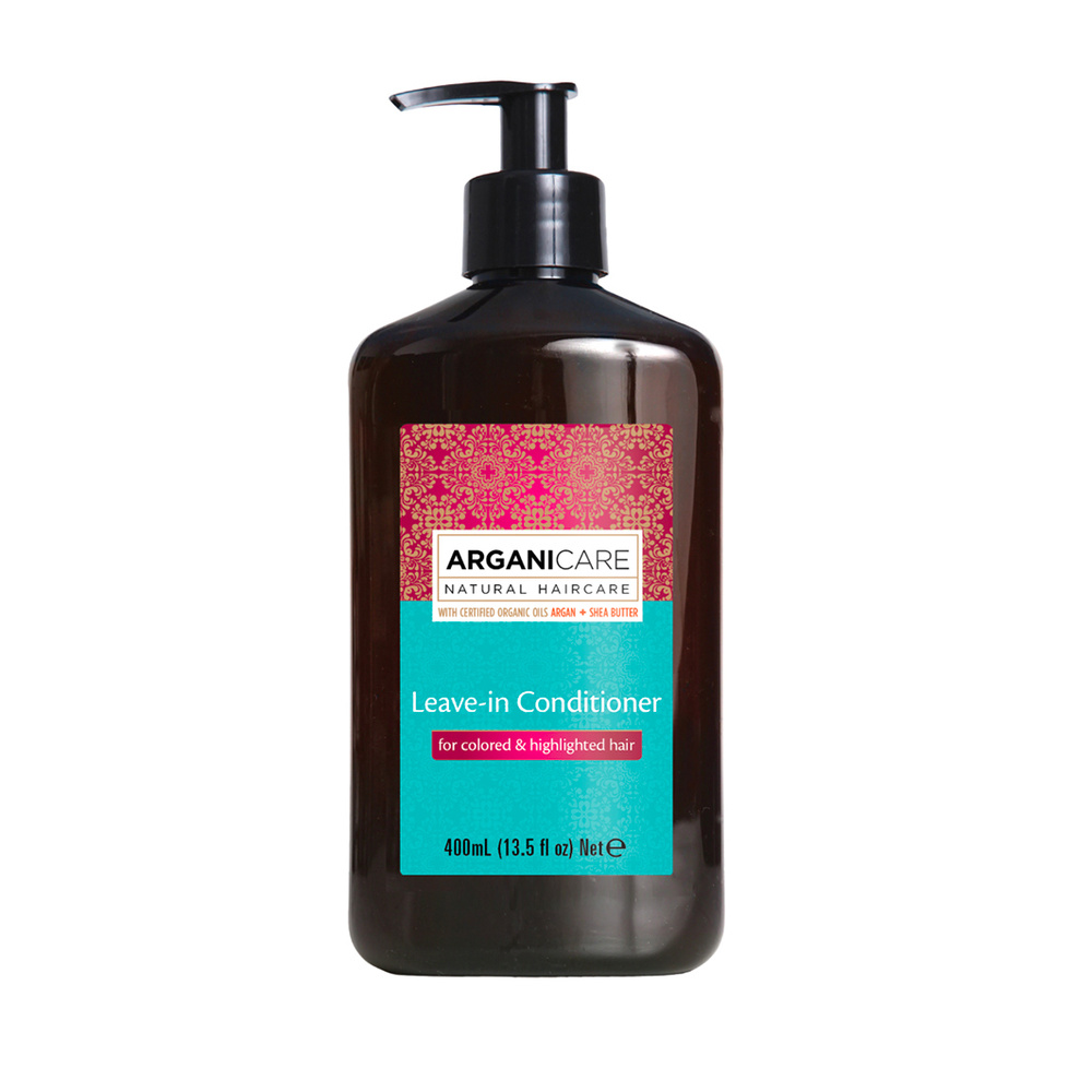 Arganicare Soin sans rinçage à l'huile d'argan hydratant et protecteur  pour cheveux co lorés