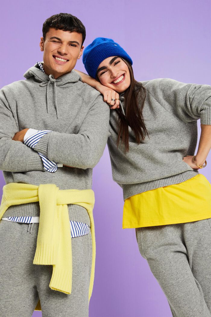 Unisex-Strickpullover aus Wolle und Kaschmir