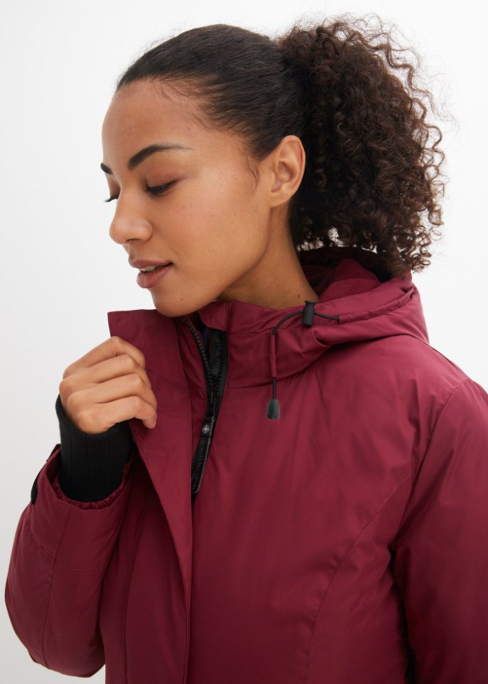 Hybrid-Thermoparka mit recycelter Daune, innen gesteppt