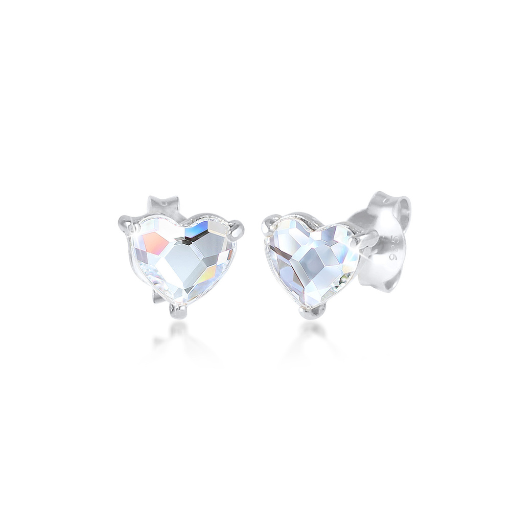 Elli Elli Boucles d'Oreilles Élégant Filigrane avec des Cristaux Boucles d'Oreilles Fe Boucles d'oreilles