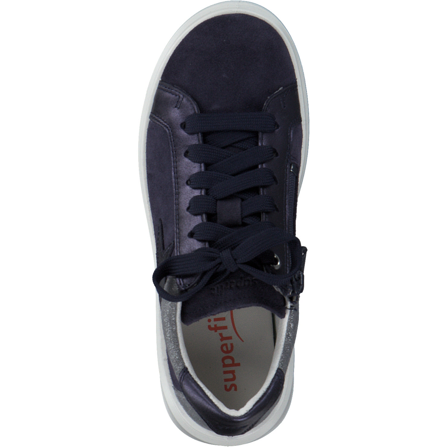 Superfit COSMO 06461, Sneakers Low, Kinder, BLAU/HELLGRAU