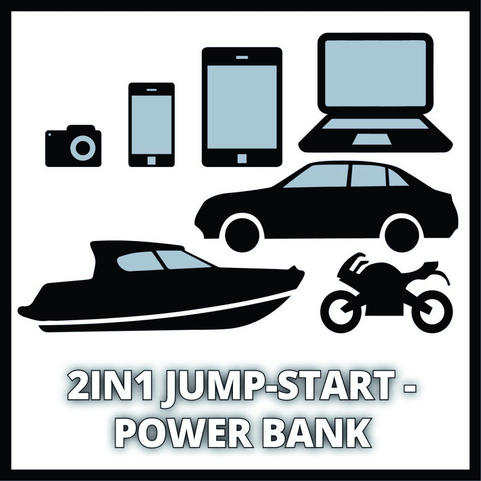 Einhell 1091531 CE-JS 18 Powerbank / Jump Starter
