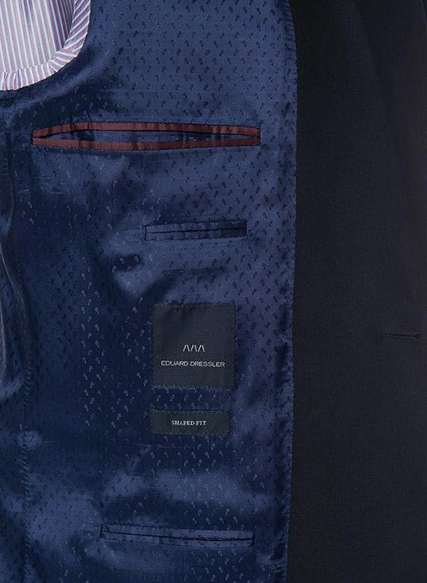 DRESSLER, Smoking, Shaped Fit, Wolle-Mohair, marine
