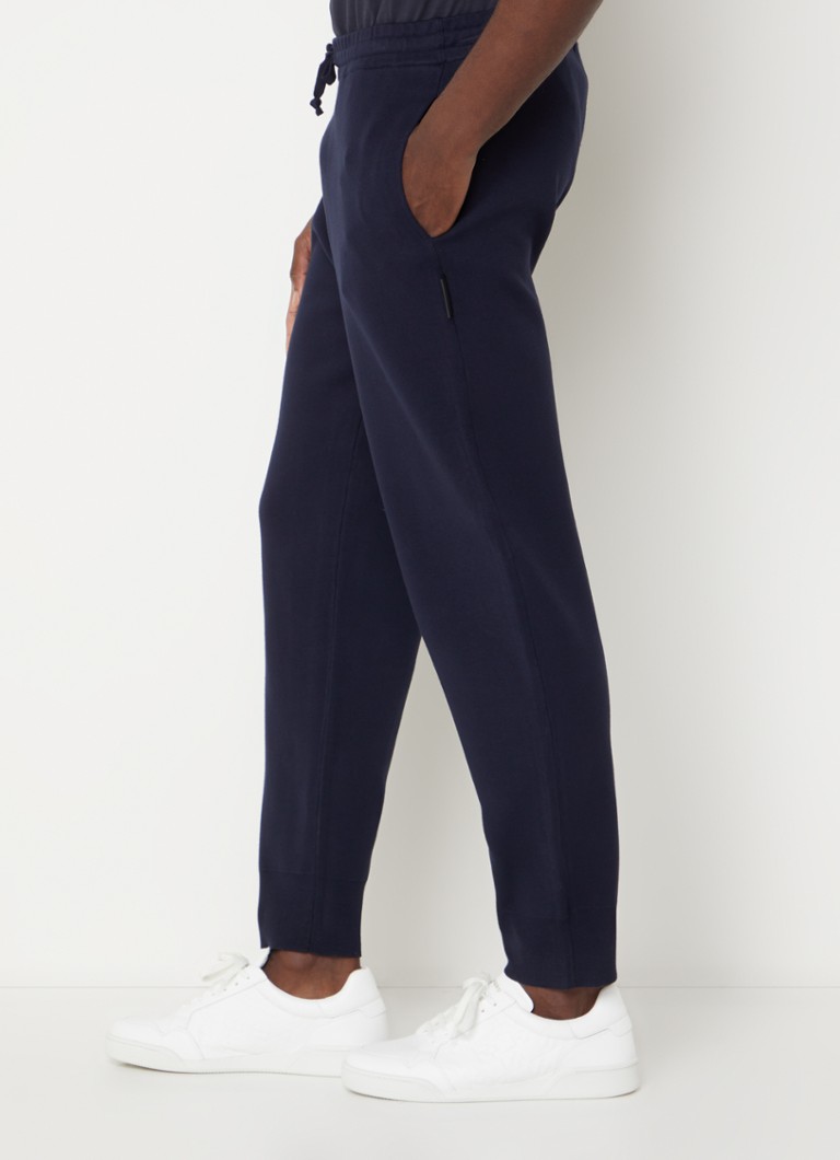 Pantaloni de trening Sandro slim fit cu buzunare laterale
