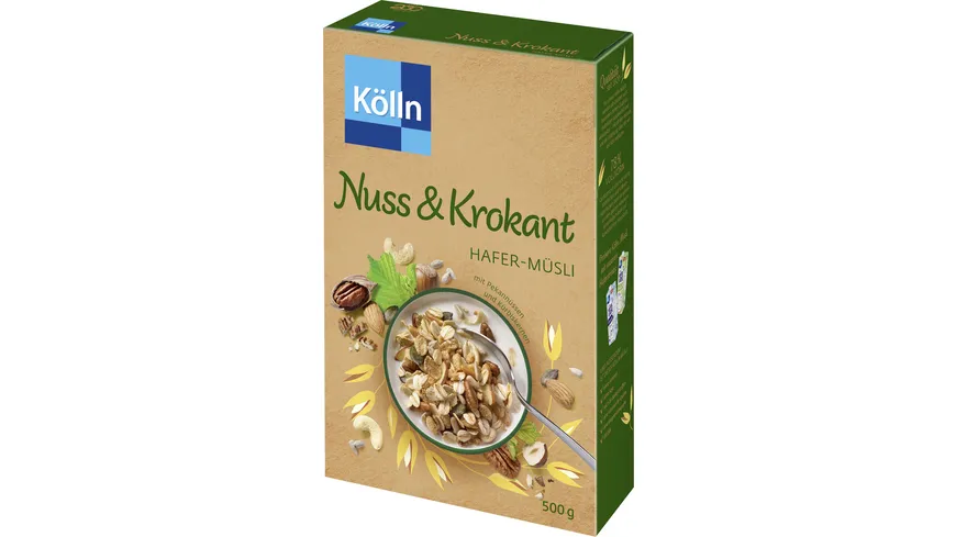 Kölln Nuss & Krokant Hafer-Müsli 500 g
