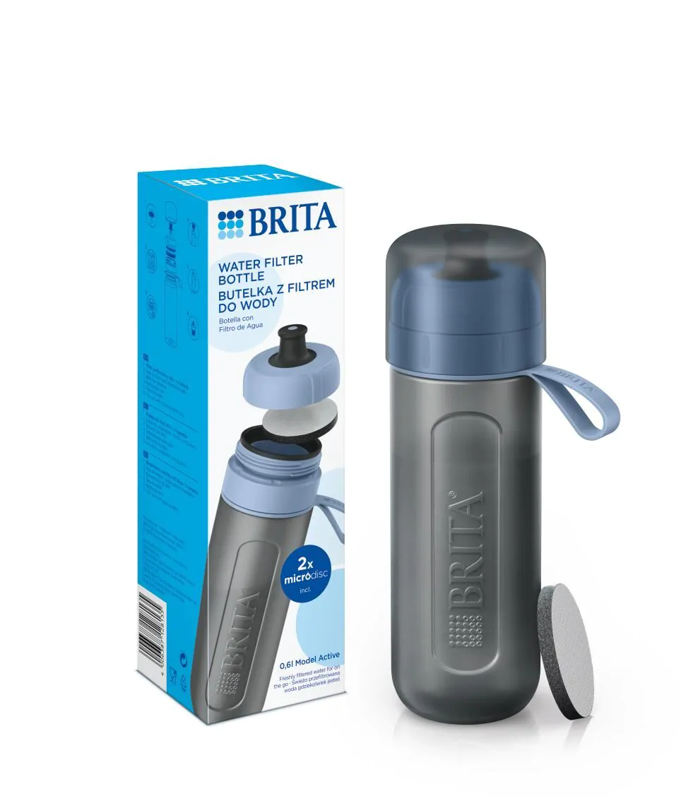 Brita Active Pastel Blue - Μπουκάλι με φίλτρο 1 τεμ.