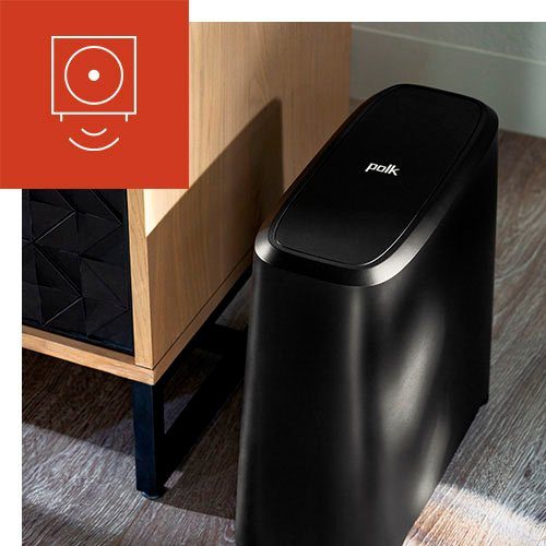 Polk Magnifi Mini AX Stereo Soundbar (Bluetooth, WLAN (WiFi), mit Wireless-Subwoofer)
