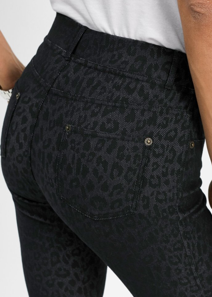Jeggings mit Leo-Druck