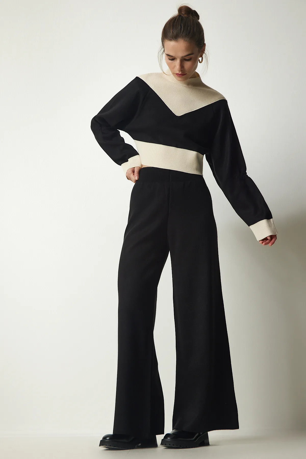 Happiness İstanbul  Zweiteiler - Schwarz - Regular Fit
