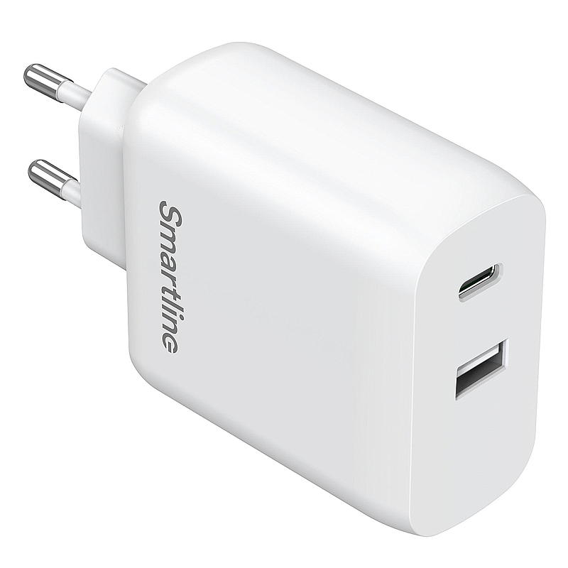 Smartline Vegglader PD 65W USB-C   USB-A