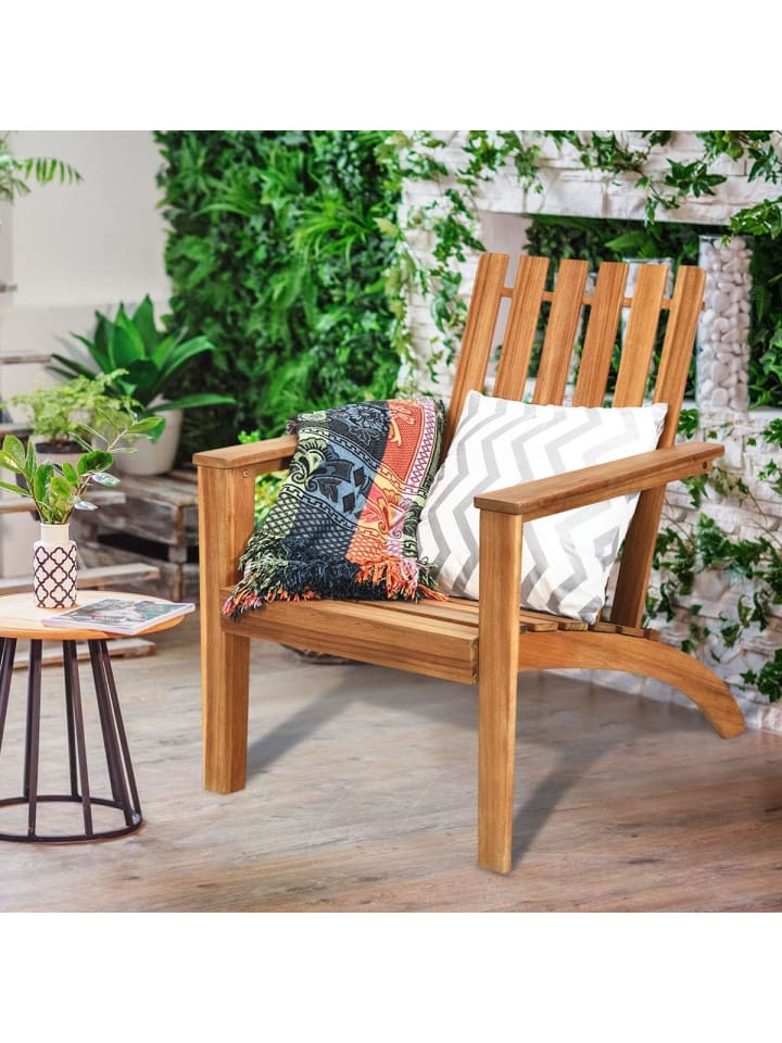 COSTWAY Adirondack Stuhl in Beige günstig kaufen onesize