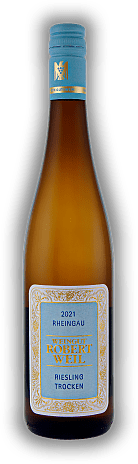Robert Weil, Riesling, Qualitätswein, trocken, 2021, Rheingau  Robert Weil, Riesling, Qualitätswein, trocken, 2021, Rheingau   Jahrgang 2021 - 0,75	 Liter - Vol 12,0%