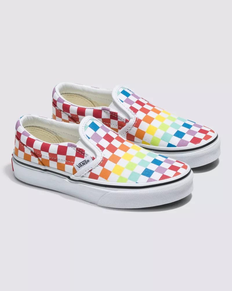 Kids Classic Slip-On Checkerboard Shoe