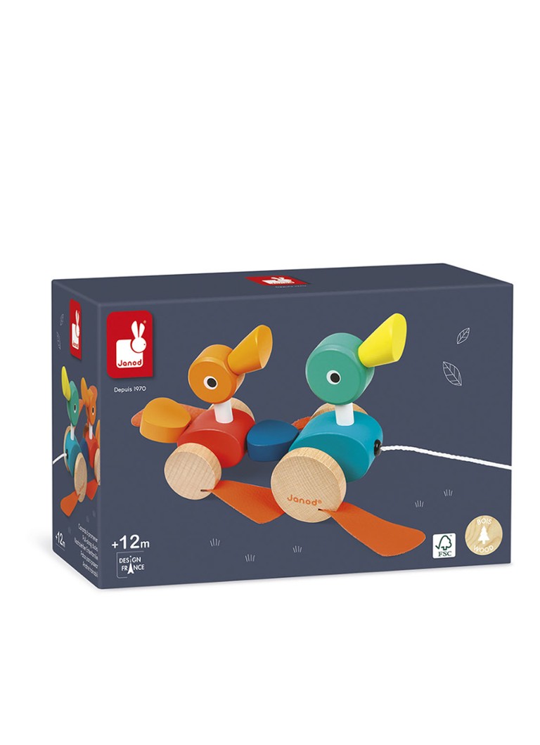 Janod Duck Family pull-along figure