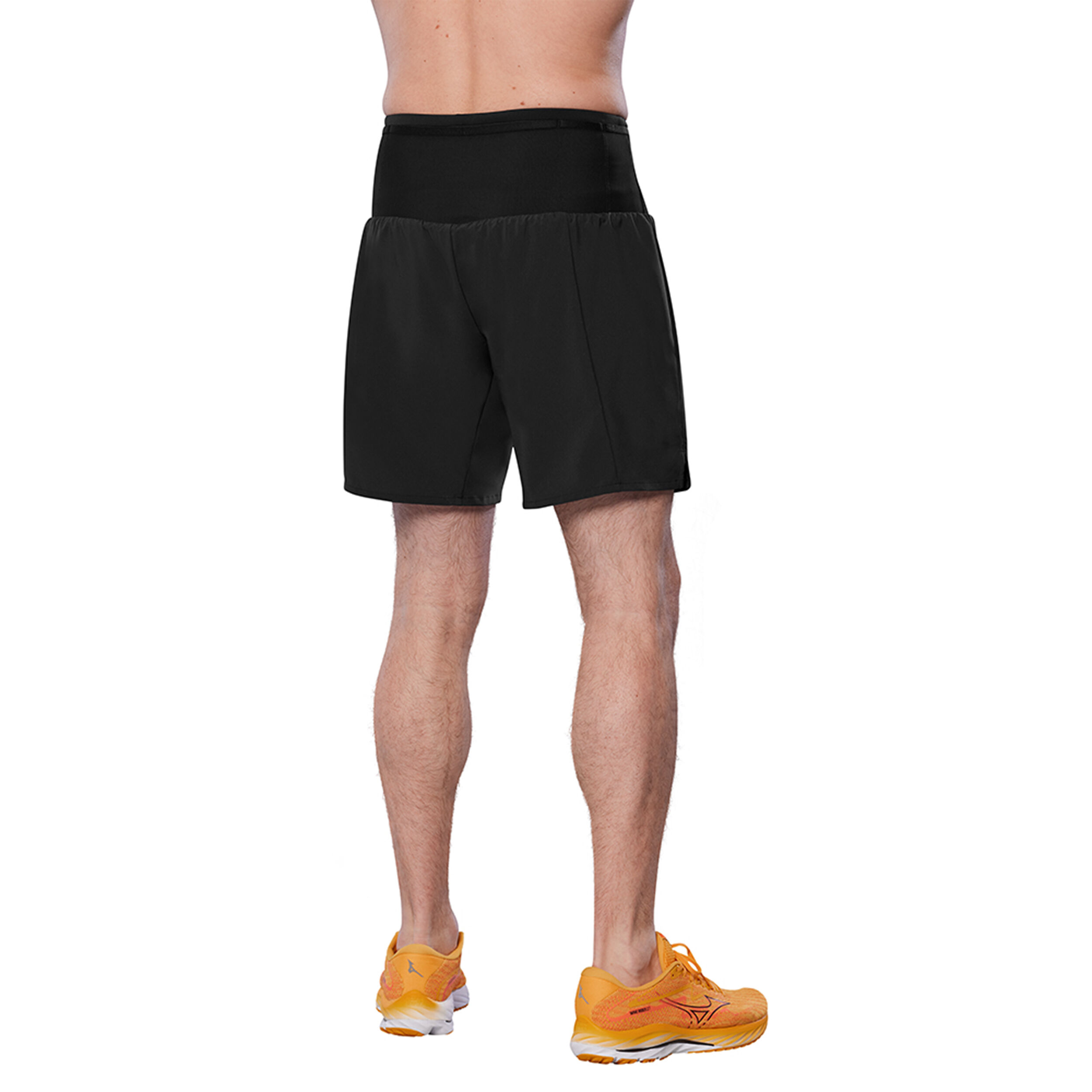 Multi Pocket 2in1 7.5 Laufshorts Herren - Schwarz