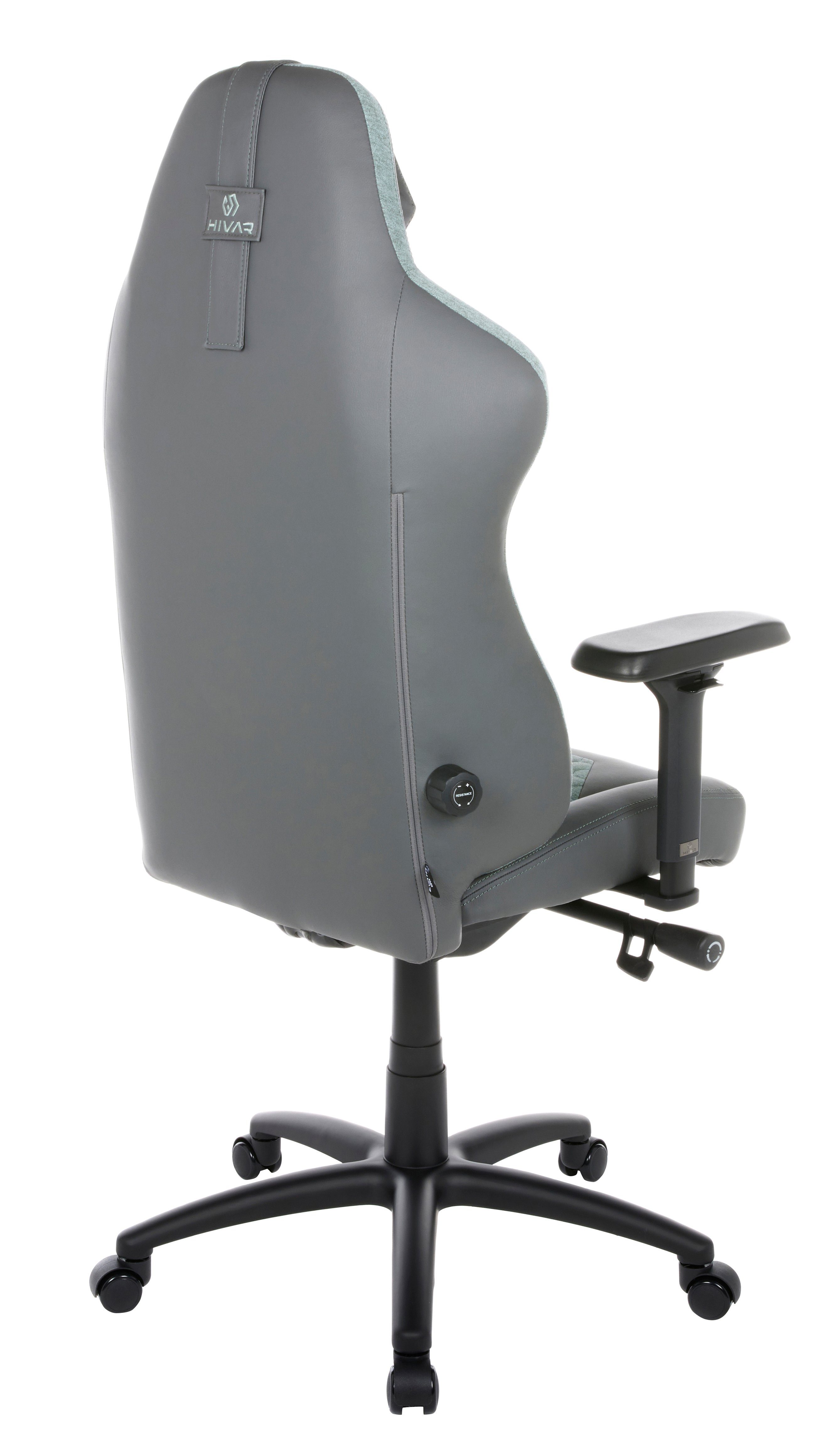 HIVAR Gaming-Stuhl ORBICAL AURORA, Sitztiefenverstellung, höhenverstellbare Rückenlehne, Lordosenstütze, 4D Armlehnen, Wippwiderstand, Synchronmechanik, TÜV geprüft, Belastbarkeit 130 kg