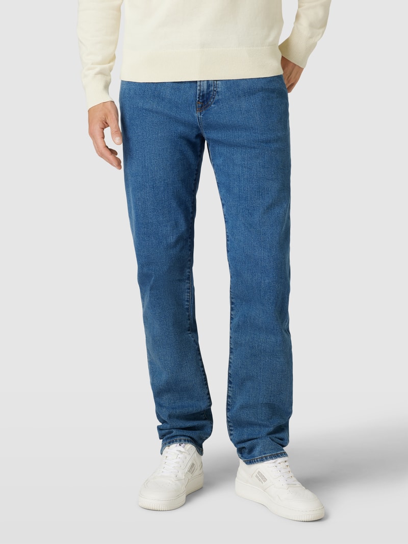 Regular Fit Jeans im 5-Pocket-Design Modell 'Re.Maine' in hellblau