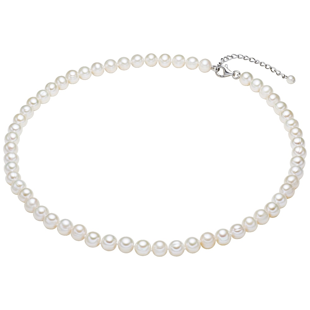 Valero Pearls Collier de perles Perle de culture d'eau douce Perle de culture d'eau douce en Bl collier