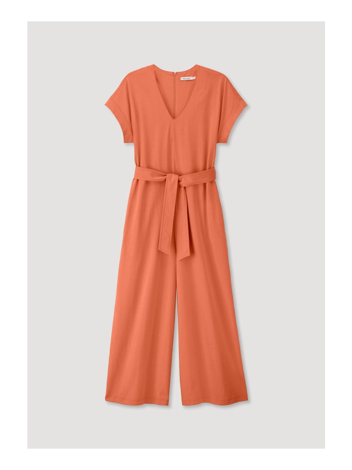 Hessnatur Jersey-Overall in papaya günstig kaufen 38