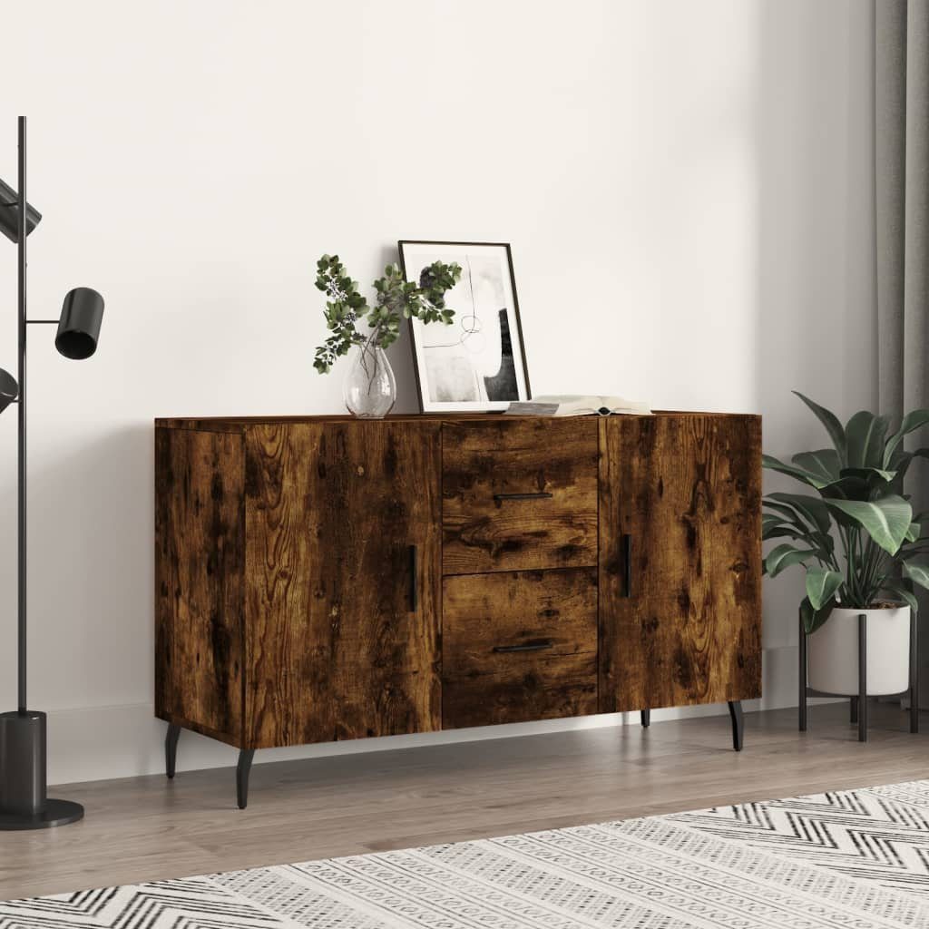 vidaXL Sideboard Sideboard Räuchereiche 100x36x60 cm Holzwerkstoff (1 St)
