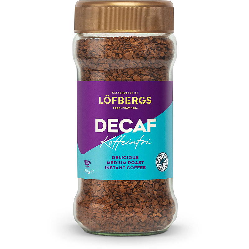 Löfbergs Frysetørret kaffe 80 g koffeinfri Löfbergs