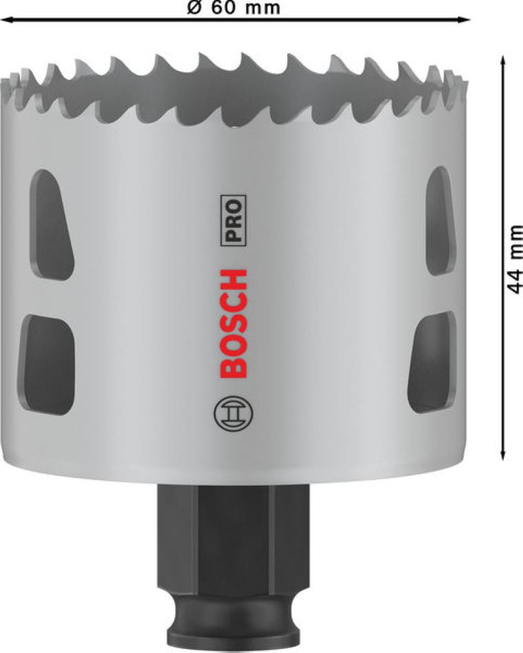 Carotă Bosch Blue Accessories 2608594394 PRO Multi Material PC Plus 60 mm