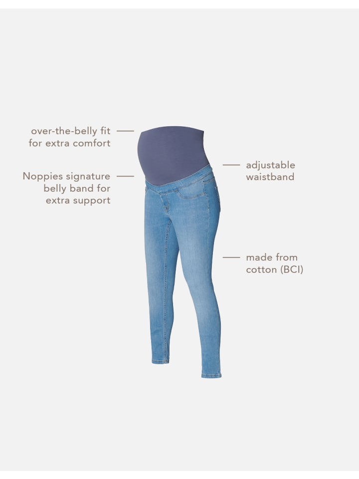 Noppies Jeggings Ella in Mid Blue Denim günstig kaufen