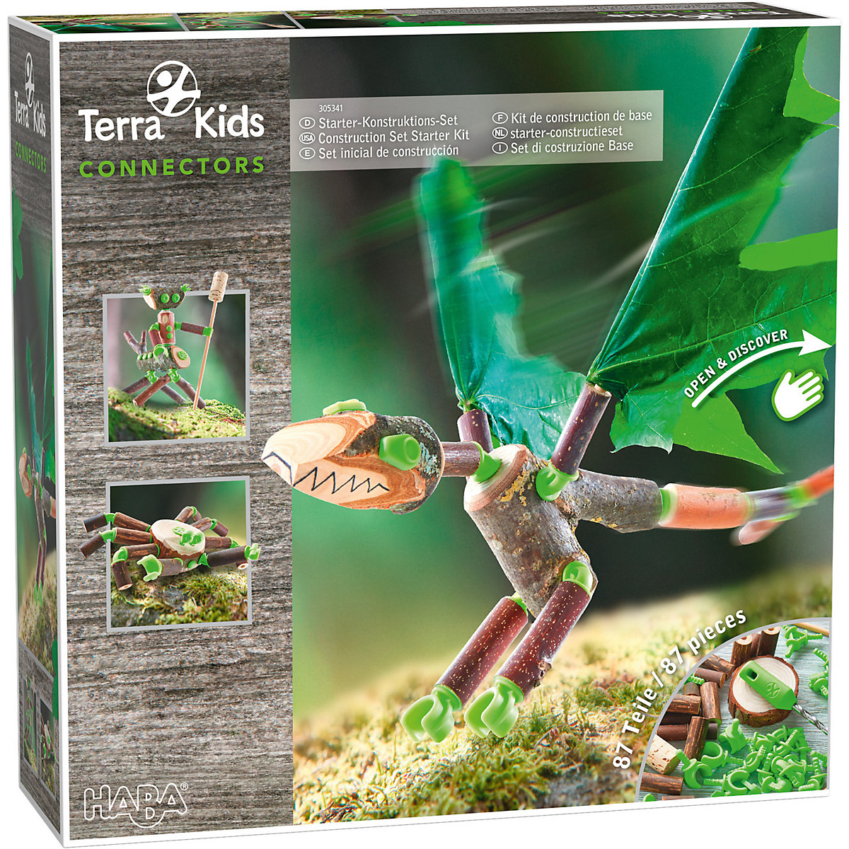 HABA 305341 Terra Kids Connectors – Starter-Konstruktions-Set
