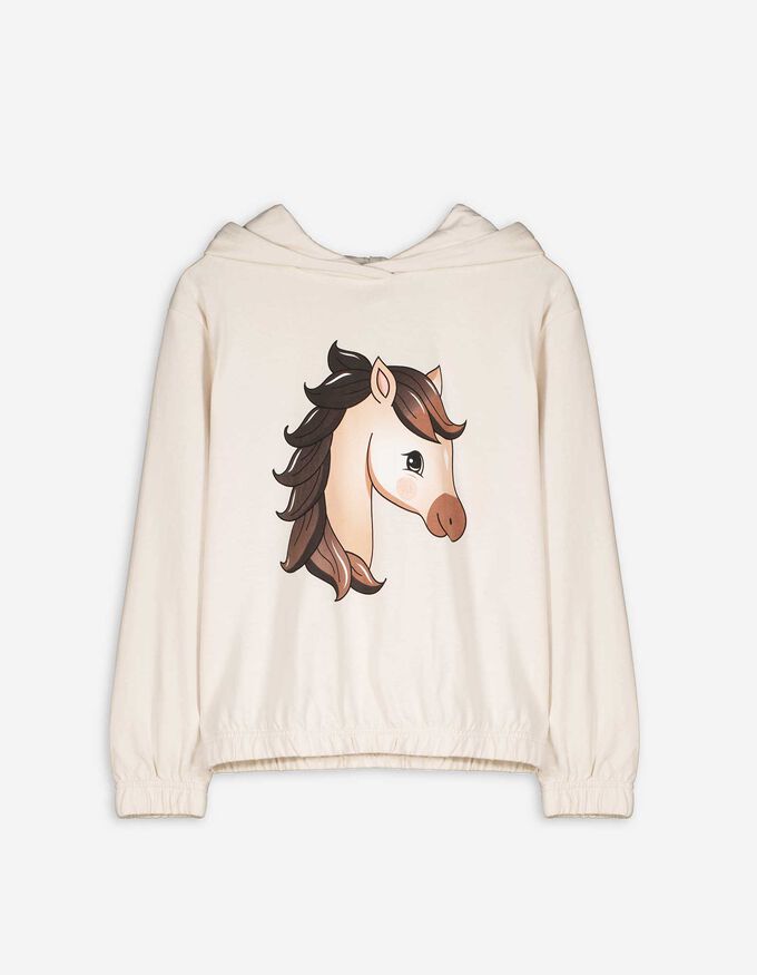 Hoodie - gebundener Saum