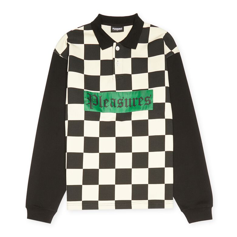 Pleasures Racer Polo Black