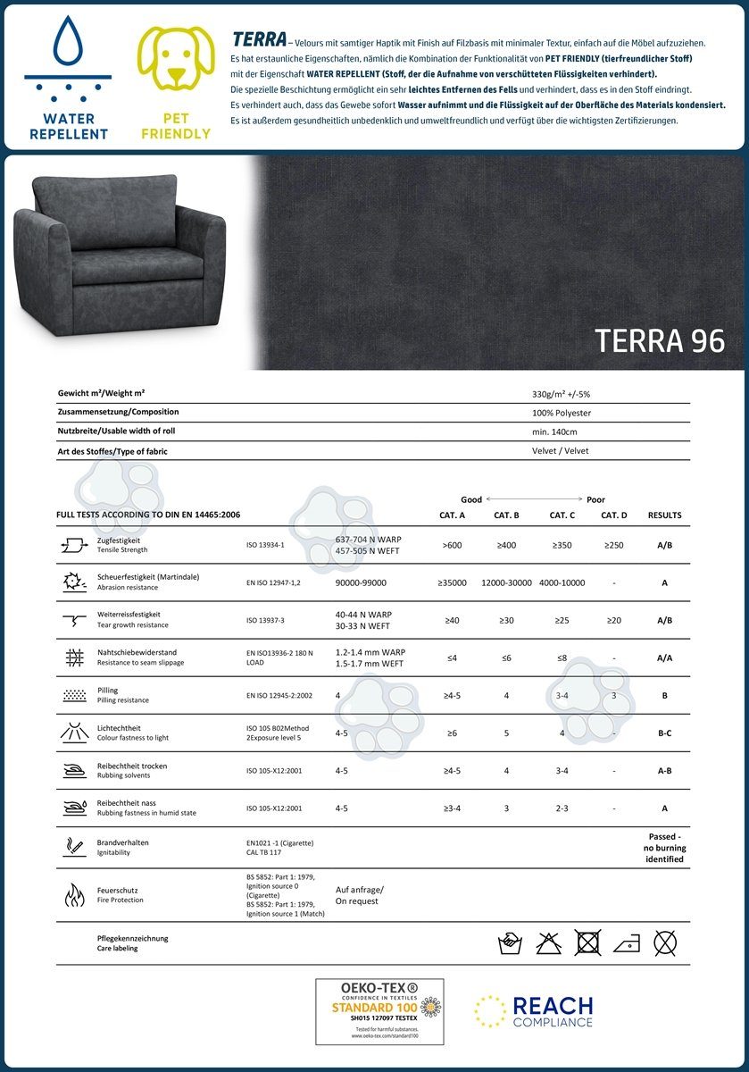 Beautysofa Schlafsofa Kamel II, Modern Sofa Couch, Bettkasten, 2-Sitzer Sofa, Schlaffunktion