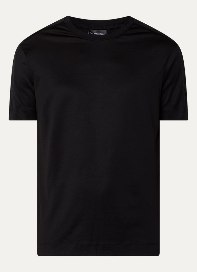 Tricou Emporio Armani cu logo brodat