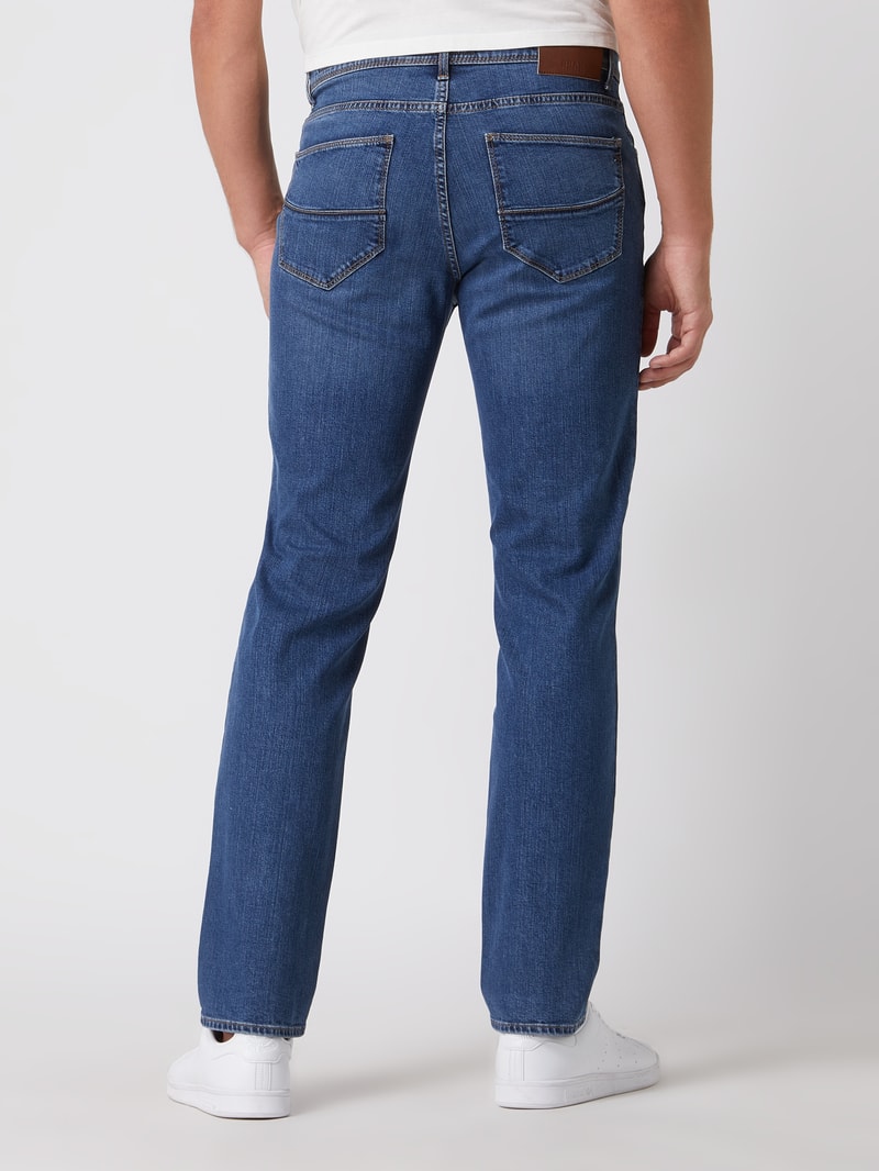 Straight Fit Jeans mit Stretch-Anteil Modell 'Cadiz' in jeans