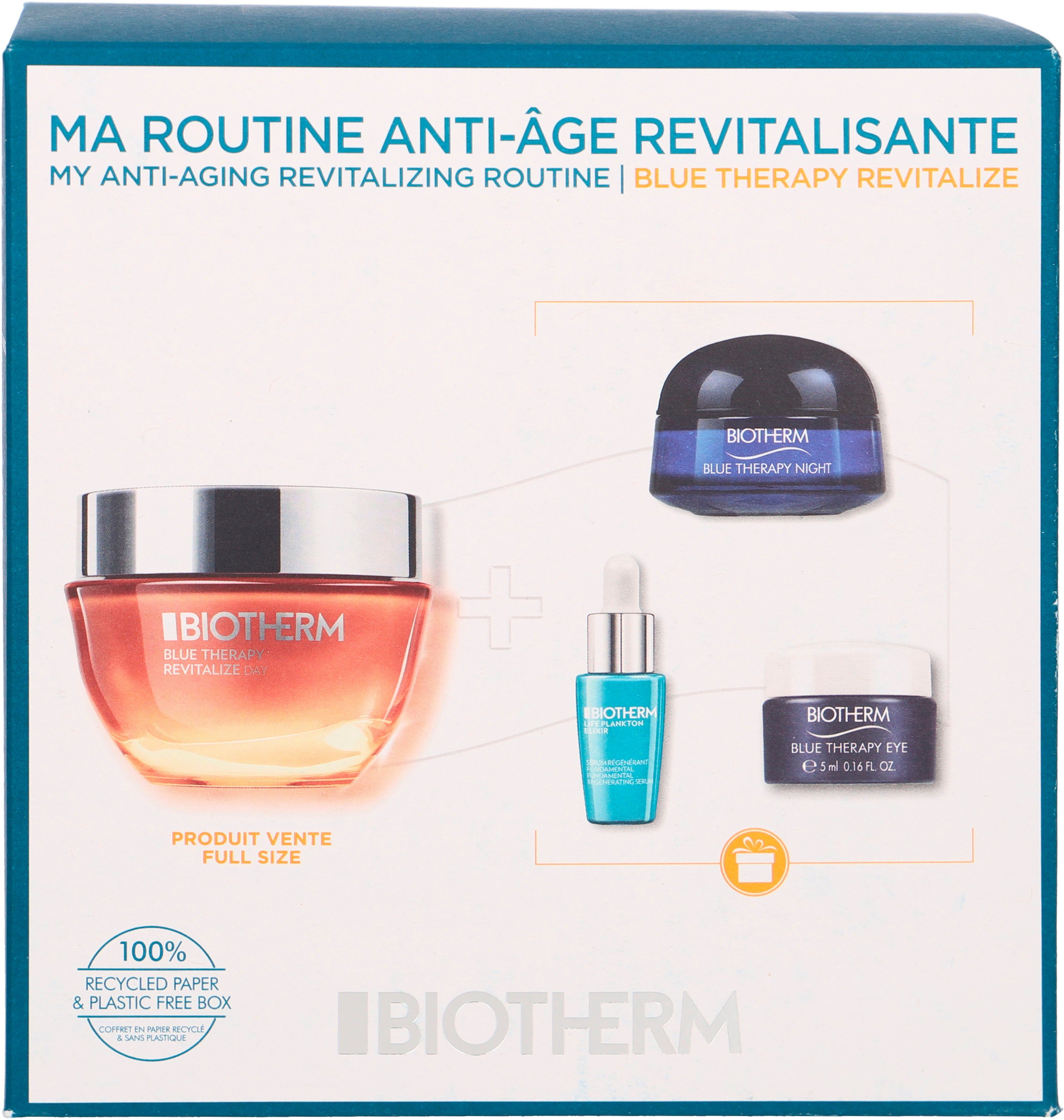 BIOTHERM Gesichtspflege-Set Blue Therapy Revitalize Day Cream Value Set, 4-tlg.