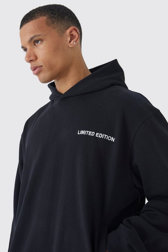 Tall kastiger Oversize Hoodie