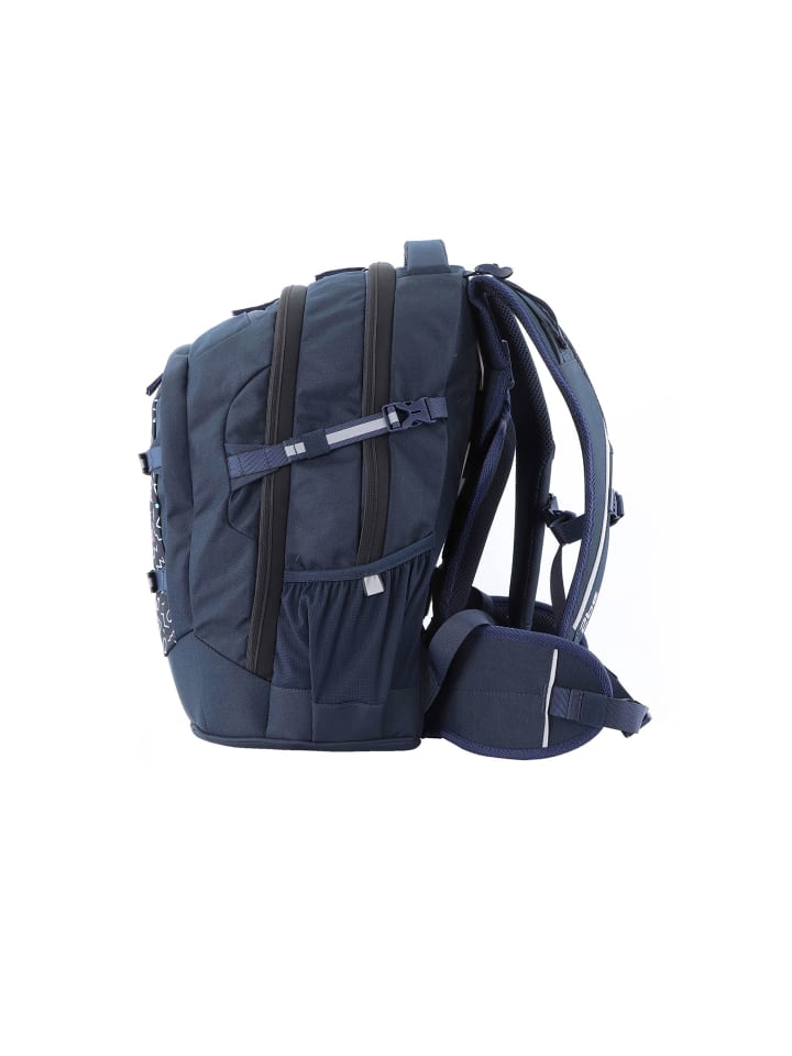 2Be 3er Set Schulrucksack Navy Blue in Navy Blue günstig kaufen onesize