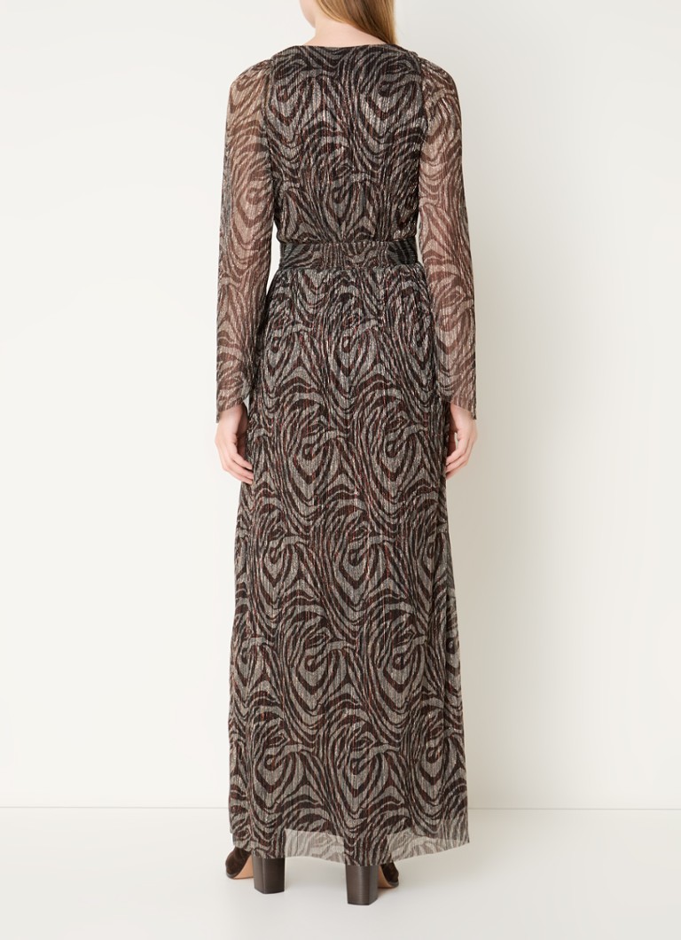 ba&sh  Gaelle maxi jurk met cut-out detail en lurex