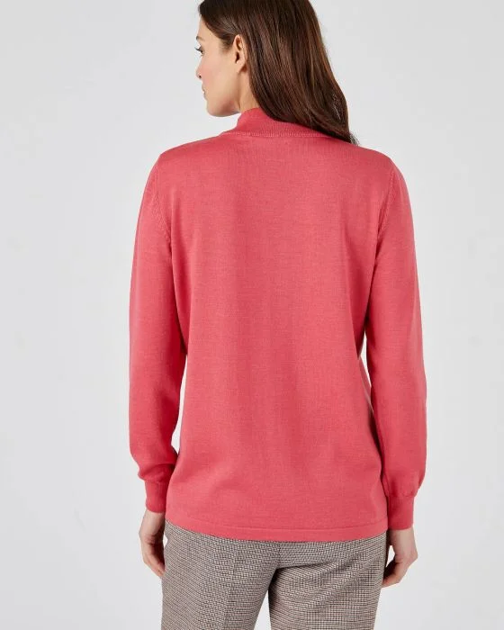 Pull col montant pure laine mérinos