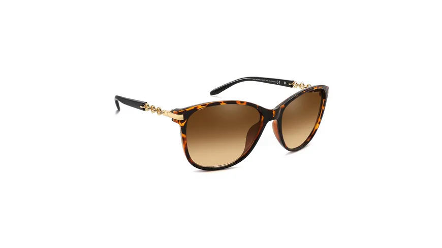 Caresse Brillenmode Sonnenbrille Kombi demibraun