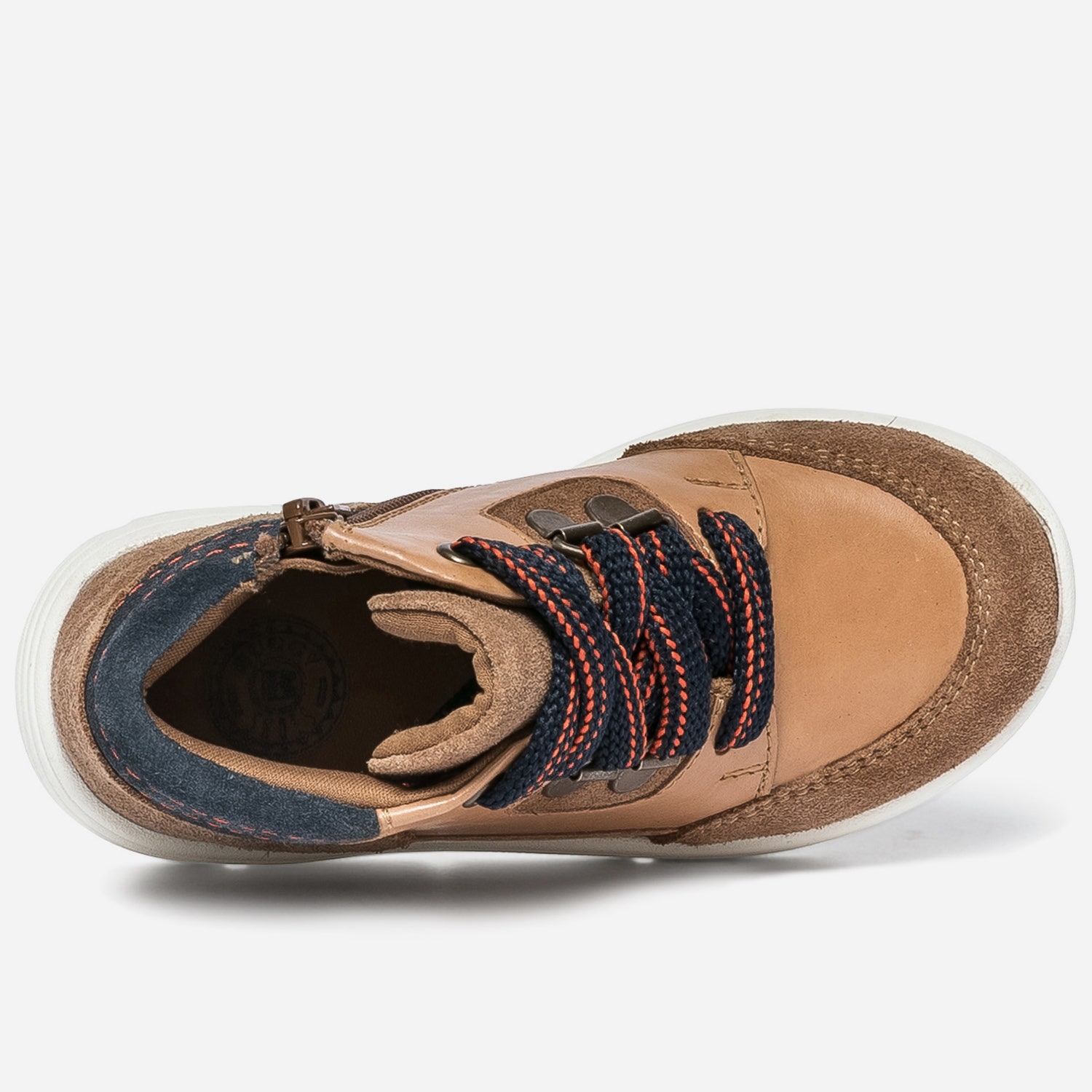 Boots à lacet BUGGY camel en cuir