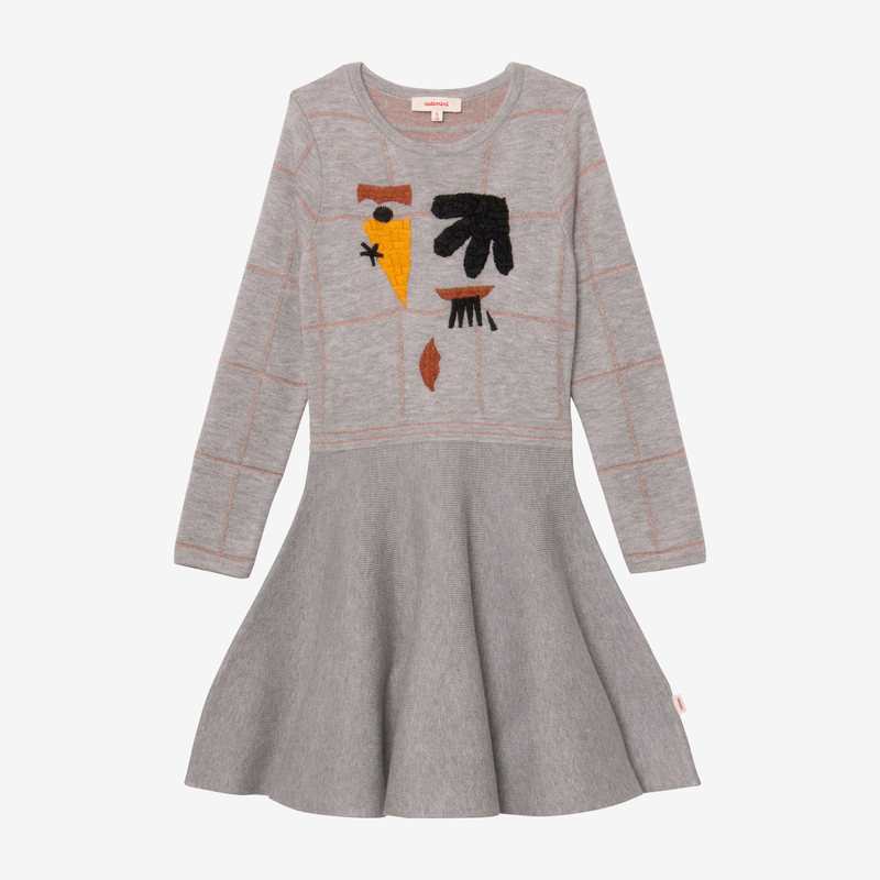 Robe fille carreaux brodée Catimini