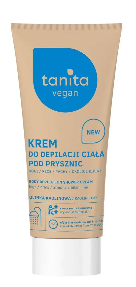 Crema depilatoria para usar en la ducha Tanita Vege