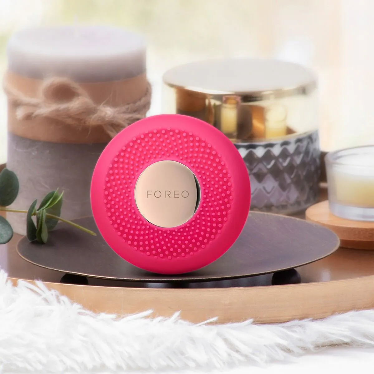 Foreo Ufo Mini uređaj za maske od platna, boja fuksije