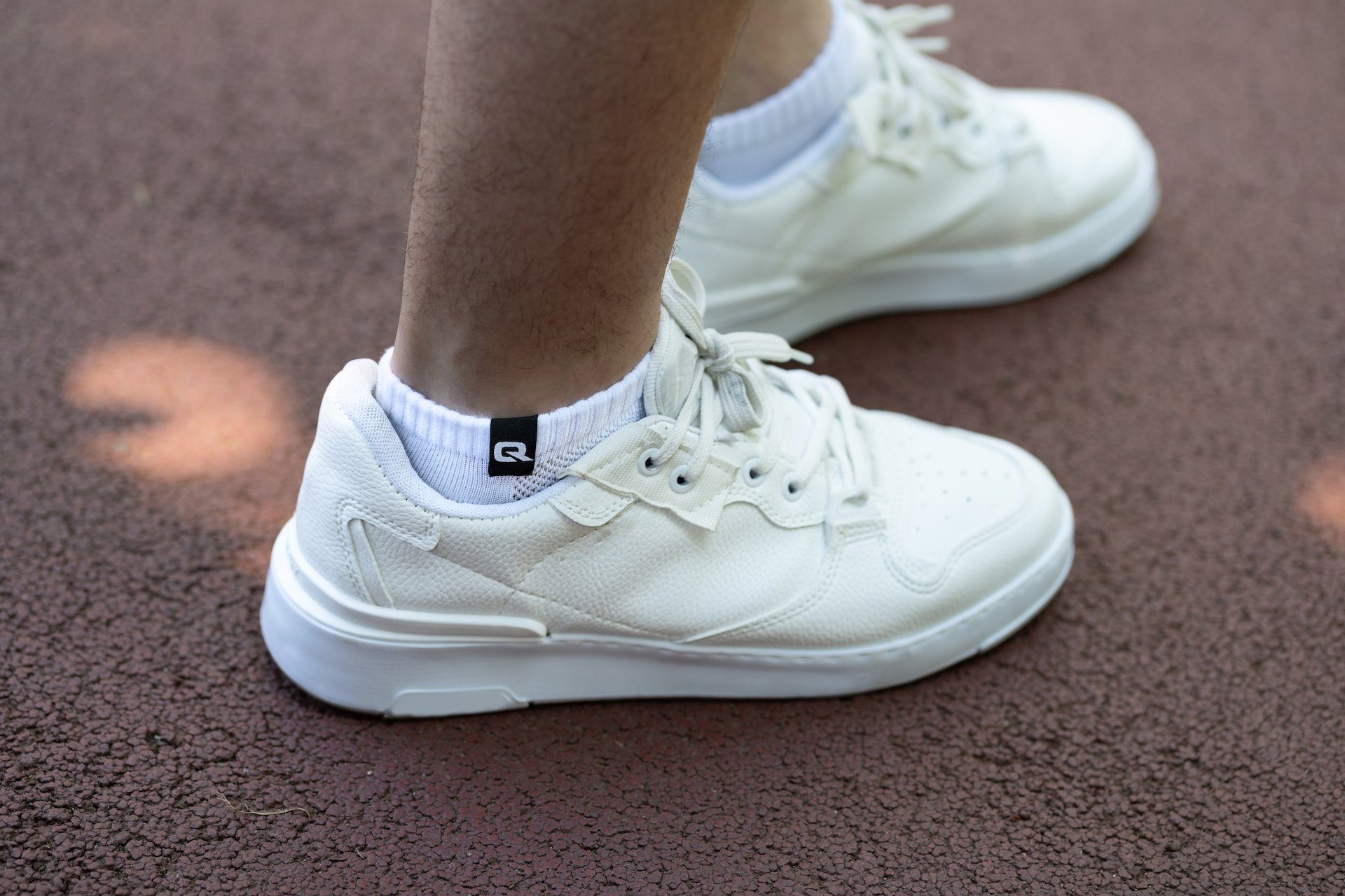 QSOCKS Sneakersocken Hochwertige Baumwolle gepolsterte Sohle und Zehen für Damen & Herren (Packung, 6 Paar) Qualität Socken