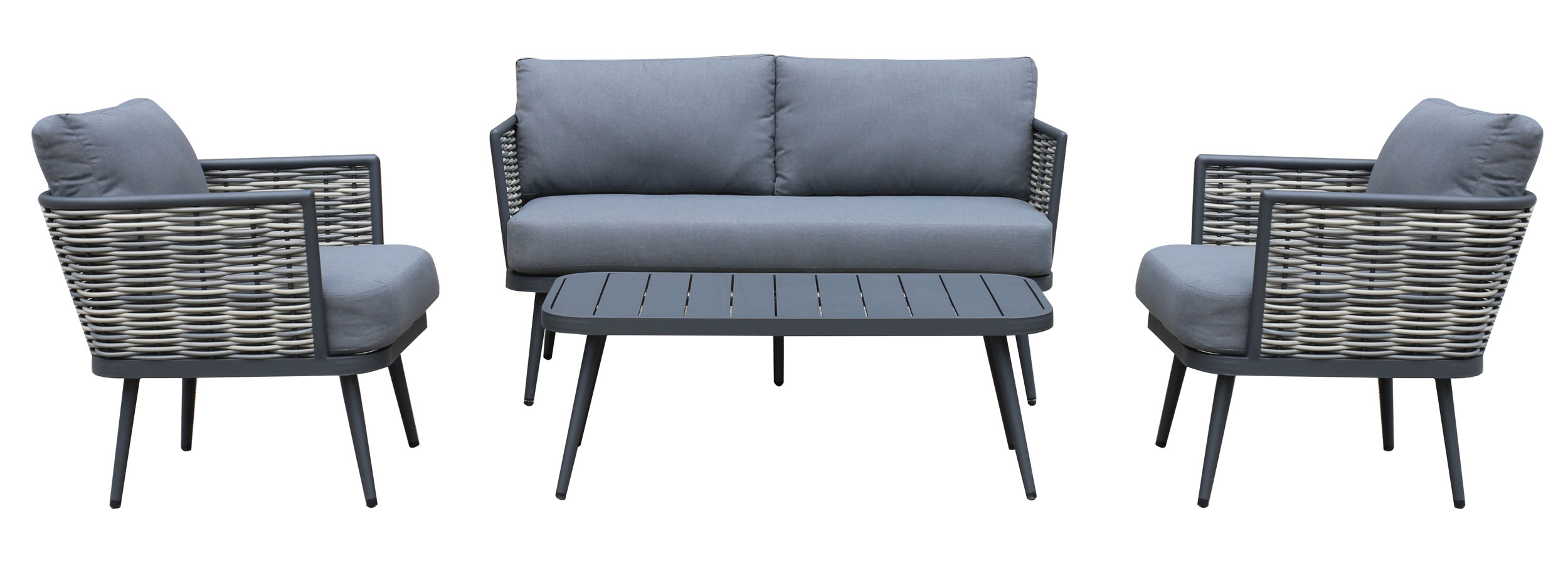OUTDOORGartenlounge Alu 4-teilig