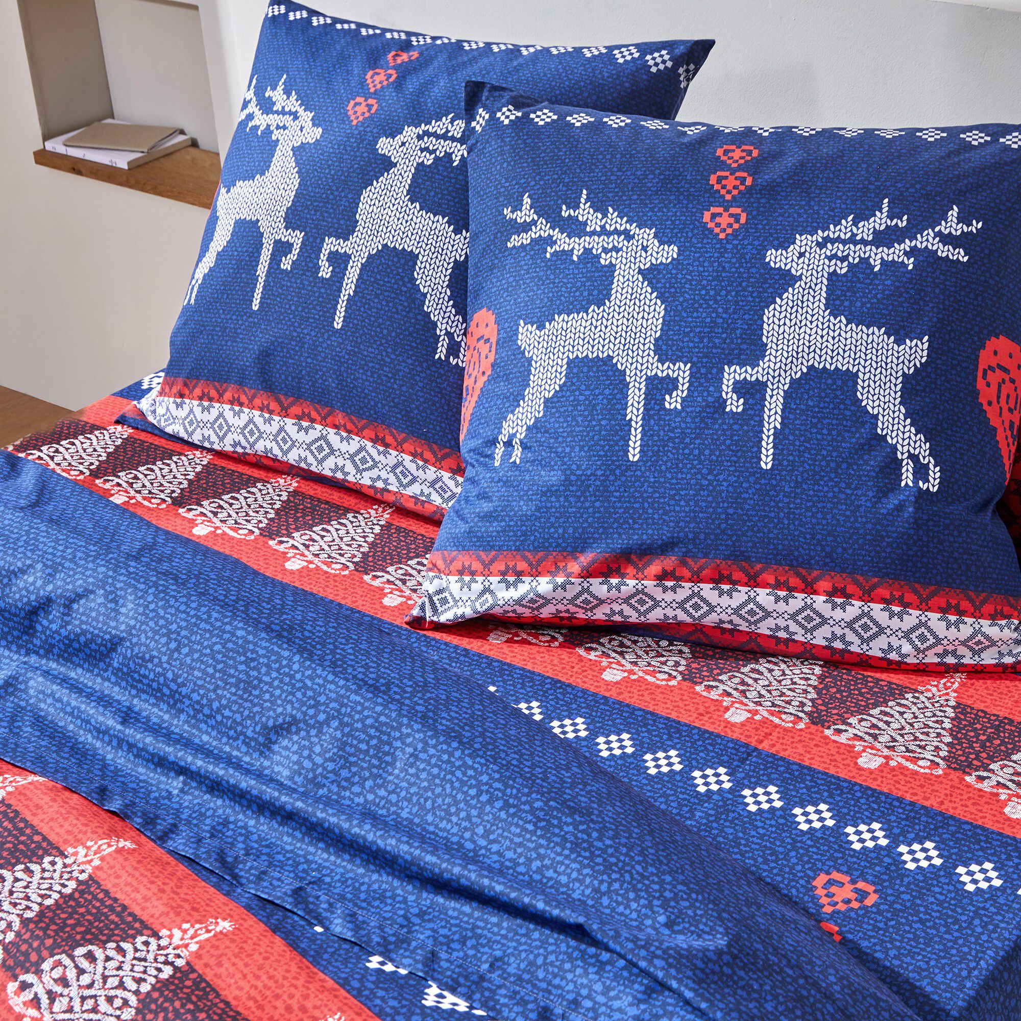 Linge de lit Cerfy en coton