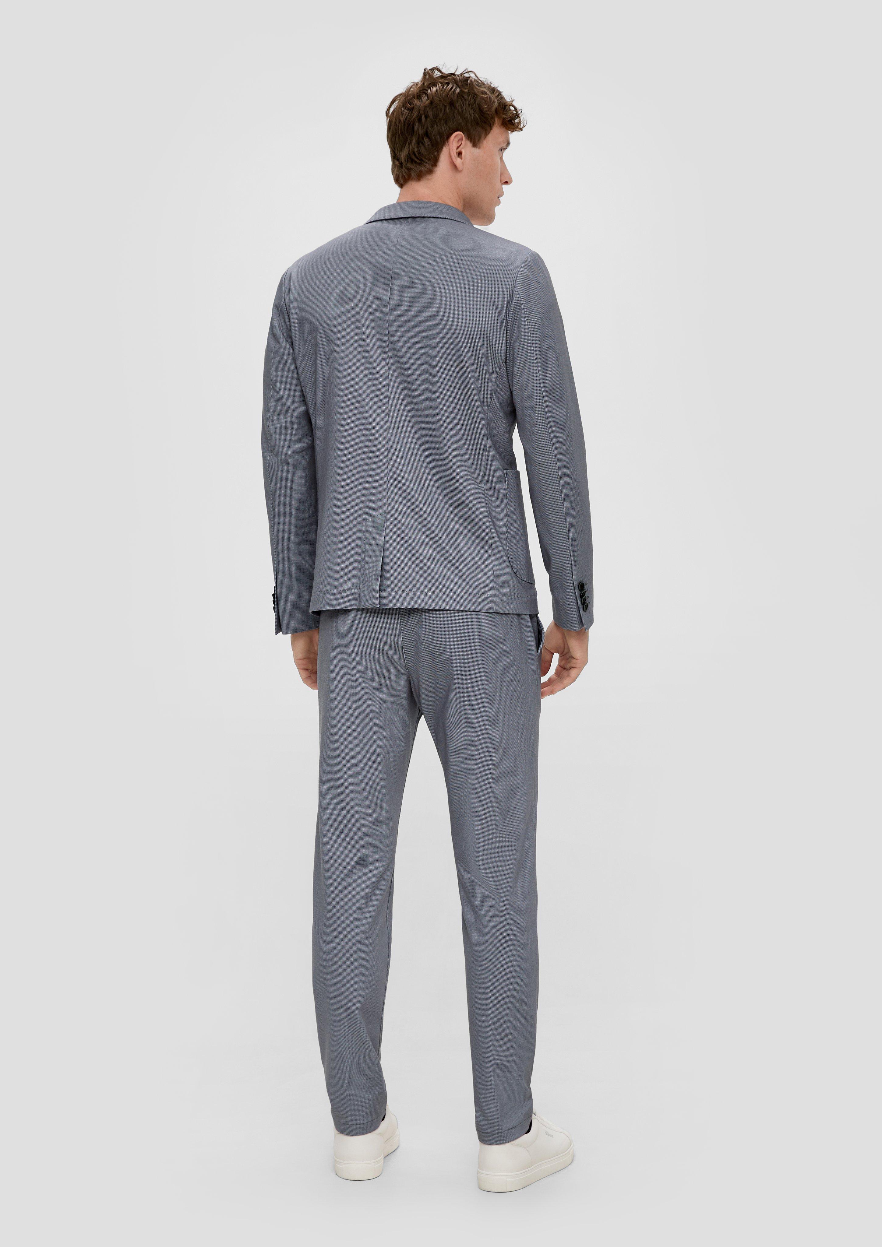 Slim: Sakko mit aufgesetzten Taschen  2137147-97A9