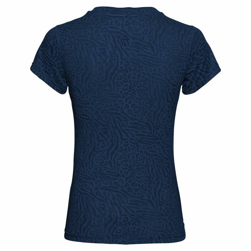 BIDI BADU Anni Burnout Tech Tee Tennisshirt Damen